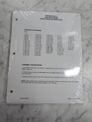 Revision #2 – Case 1840 Uni-Loader Parts Catalog List Book Manual 8-5373R2 1999