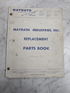Mayrath Replacement Parts List Book Manual Catalog Augers Feeder Drill 1973