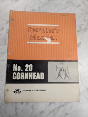 Massey Ferguson Mf Operator'S Owner Manual #20 Cornhead 1964 690456 M1