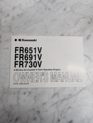 Kawasaki Fr651V Fr691V Fr730V Owner'S Maintenance Manual Wiring Diagram