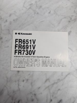 Kawasaki Fr651V Fr691V Fr730V Owner'S Maintenance Manual 99920-2249-04 2010