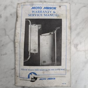 Moto Mirror Warranty & Service Manual Wsm-1296 Wiring Diagram Installation