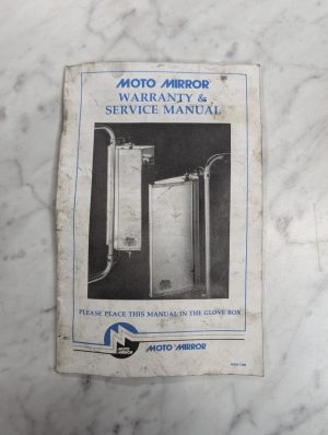 Moto Mirror Warranty & Service Manual Wsm-1296 Wiring Diagram Installation