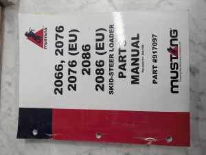 Mustang Service/Repair Parts Catalog List Manual 2066 2076 2086 Skidsteer Loader