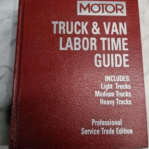 Motor Truck & Van Labor Time Guide Manual Light Mediud Heavy 8Th Edition