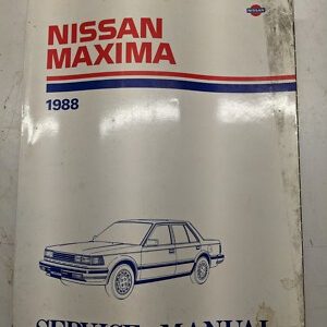 Repair Guide Nissan Maxima Service Manual 1988 Engine Brake Suspension Heat Air