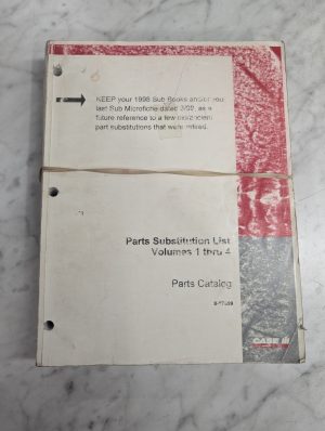 Case Service/Repair Parts Substitution List Manual Catalog Volumes 1-4 8-97699