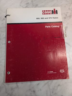 Case Service/Repair Parts Catalog List Book Manual 860 960 970 Rakes 8-6290 1989