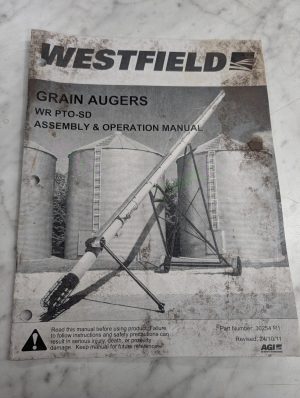 Westfield Grain Augers Wr Pto-Sd Assembly Operator Service Manual 2011