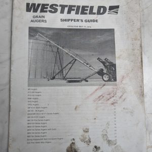 Westfield Shippers Guide Grain Augers Dealers Sales Literature Brochure