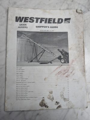 Westfield Shippers Guide Grain Augers Dealers Sales Literature Brochure