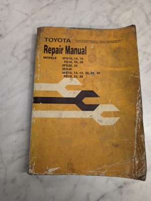 Toyota Industrial Equipment Service Repair Manual Forklift 4Fg10 4Fg15 3Fg20