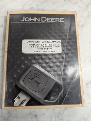 John Deere Technical Service Manual Powertech 0.9-2.0 Diesel 4Tne98 Ctm119