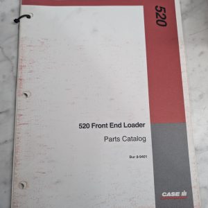 Case Ih Service/Repair Parts List Manual Catalog 520 Front End Loader 8-9401