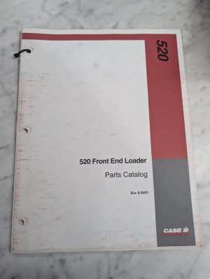 Case Ih Service/Repair Parts List Manual Catalog 520 Front End Loader 8-9401