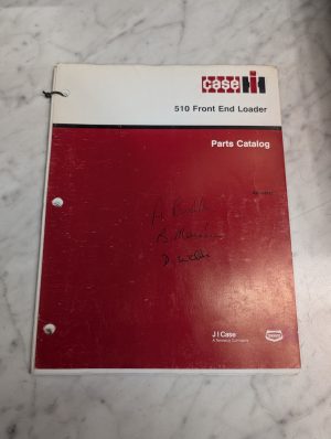 Case Ih Service/Repair Parts List Manual Catalog 510 Front End Loader 8-6721