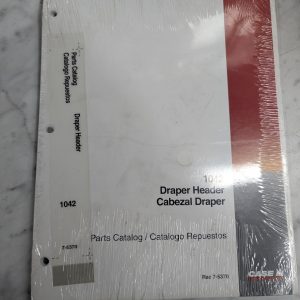 Case Ih Service/Repair Parts List Manual Catalog 1042 Draper Header 7-5370