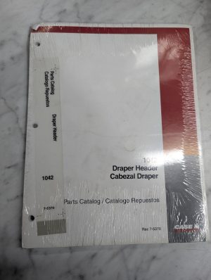 Case Ih Service/Repair Parts List Manual Catalog 1042 Draper Header 7-5370