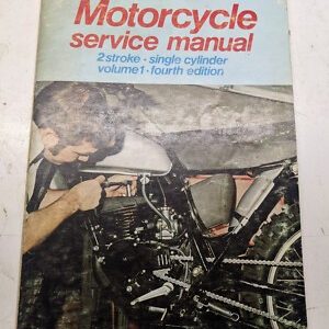 Motorcycle Service Manual Tech Repair Maintenance Book Vol 1 4Th Edition 1975