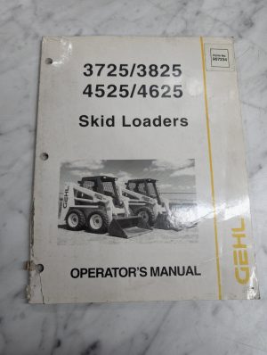 Gehl Operator'S Service Manual 3725 3825 4525 4625 Skid Loaders 907234