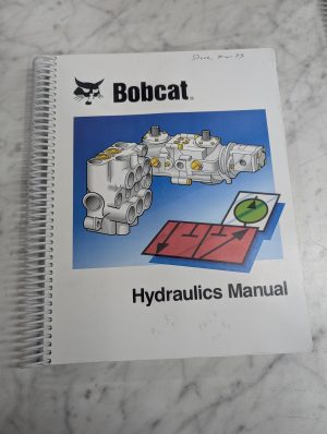 Bobcat Service Training Loader Hydraulics Manual 672256 2008 1-882370-00-7 Isbn