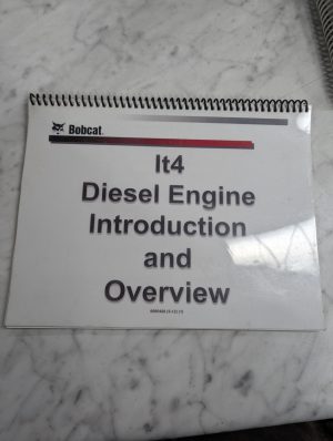 Bobcat Service Training Loader Lt4 Diesel Engine 6990488 2012