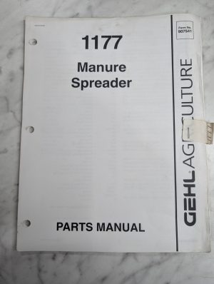 Gehl Service Repair Parts Catalog List Manual 1177 Manure Spreader 907541