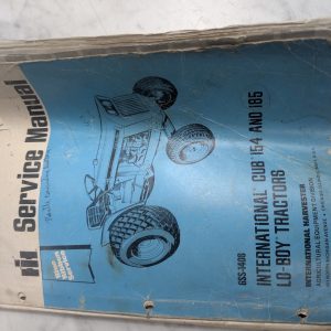 International Harvester Service Manual Cub Cadet 154 185 Lo-Boy Tractor Gss-1408