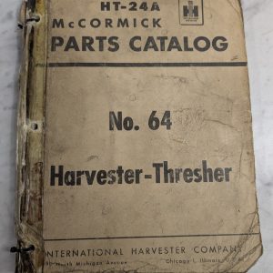 International Harvester Parts Catalog List Manual Mccormick #64 Thresher Ht-24A