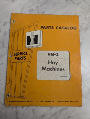 International Harvester Parts Catalog List Book Manual Hm-2 Hay Machines