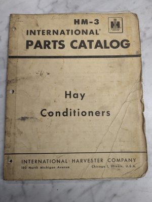 International Harvester Parts Catalog List Book Manual Hm-3 Hay Conditioner