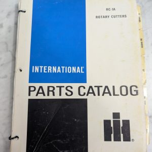 International Harvester Parts Catalog List Book Manual Rc-1A Rotary Cutters