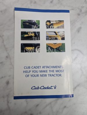 Cub Cadet Attachments Help You Make The Most Of Your New Tractor Sales Lit