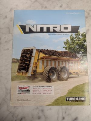 Nitro Vertical Beater Manure Spreaders Tube Line 950 Sales Brochure Literature