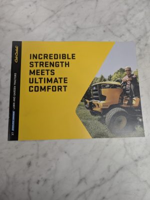 Cub Cadet Incredible Strength Meets Ultimate Comfort Xt Enduro Sales Brochure