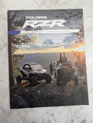 Polaris Accessories & Apparel Sales Literature Catalog 2022 Rzr