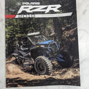 Polaris Accessories & Apparel Sales Literature Catalog 2019 Rzr