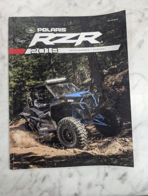 Polaris Accessories & Apparel Sales Literature Catalog 2019 Rzr