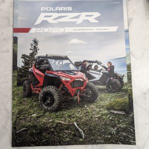 Polaris Accessories & Apparel Sales Literature Catalog 2020 Rzr