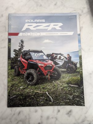 Polaris Accessories & Apparel Sales Literature Catalog 2020 Rzr