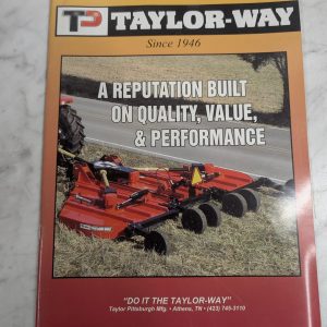 Taylor Way Reputation Built On Quality Value Performance Sales Brochure Catalog