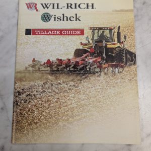 Wil-Rich Wishek Tillage Guide 2012 Agco Sales Brochure Catalog Literature