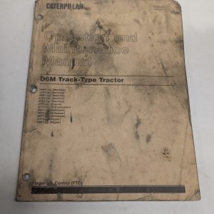Caterpillar Cat Operation & Maintenance Manual D6M Track Type Tractor 1997