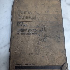Caterpillar Cat Parts List Book Manual Catalog 627B Tractors Scrapers 1984