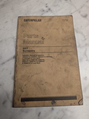 Caterpillar Cat Parts List Book Manual Catalog 627 Tractor Scrapers 1980