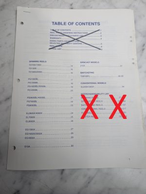 Daiwa Fishing Reels All Models Schematic Parts List Book Catalog Manual 1993