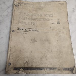 Caterpillar Cat Operation & Maintenance Manual 330C Excavator 2003 Sebu7445-04