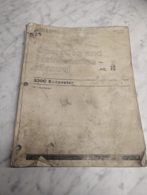 Caterpillar Cat Operation & Maintenance Manual 330C Excavator 2003 Sebu7445-04