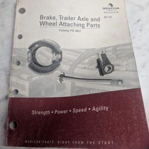 Meritor Brake Trailer Axle Wheel Parts Catalog Salbes Brochure Pb-8857 2002