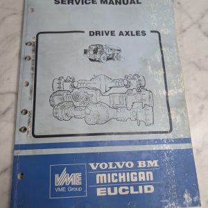 Volvo Service Repair Overhaul Manual Shop Book Drive Axles Articulated Haulers